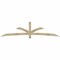 Ekena Millwork Davenport Rough Sawn Timber Gable Bracket, Douglas Fir, 108"W x 27"H x 4"D x 4"F, 6/12 Pitch GBW108X27X0404DAV00RDF - alternate 1